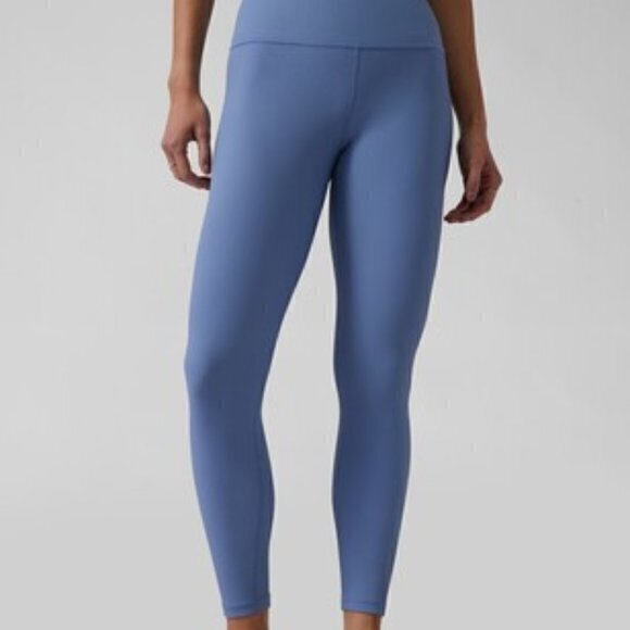 Athleta Elation Rib Cropped Tight/Legging XL Cottage Blue - Picture 1 of 16